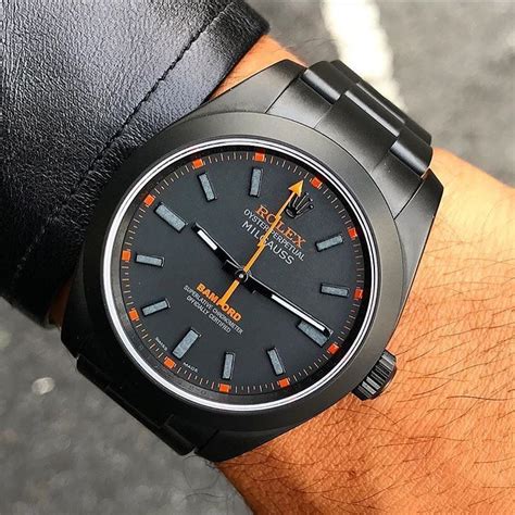 rolex milgauss bamford titanium